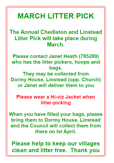 Litter pick 2025