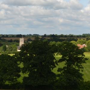 Rolling countryside of Chediston