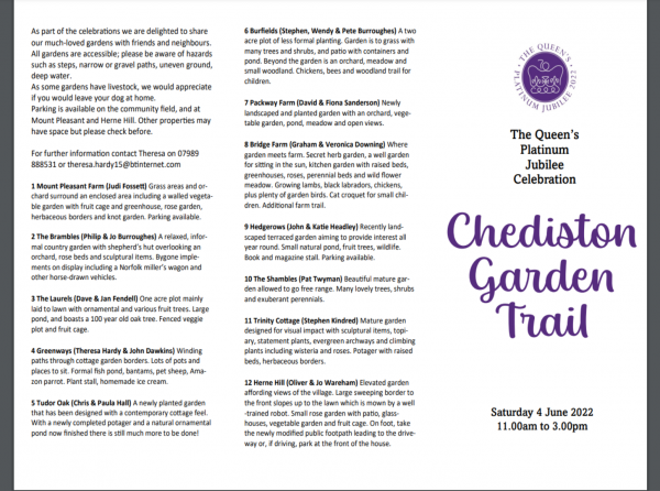 Garden trail leaflet
